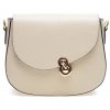 Carla Ferreri Dámská kožená crossbody kabelka CF1777 Beige