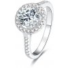 Beneto Stříbrný prsten s krystaly AGG193