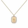 PDPAOLA Originální pozlacený náhrdelník Panna VIRGO CO01-573-U (řetízek, přívěsek)