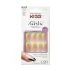 KISS Nalepovací nehty Salon Acrylic French Color - Hype 28 ks