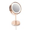 Rio-Beauty Oboustranné kosmetické zrcátko (Rose Gold Mirror)
