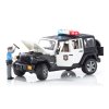 Bruder Jeep Wrangler Rubicon Policie