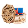 EscapeWelt 3D dřevěná skládačka hlavolamu Secret Maze Box