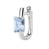 Brosway Stříbrná single náušnice Fancy Cloud Light Blue FCL08