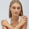 Brosway Kruhová single náušnice Fancy Passion Ruby FPR86