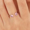 Brosway Otevřený stříbrný prsten Fancy Vibrant Pink FVP11