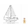 Sluban Model Bricks M38-B1190 Rychlá loď Rodeo v měřítku 1:35