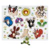 Detoa Dřevěné vkládací puzzle Krteček velké