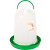 Flamingo Twist Napáječka pro drůbež kulatá zelená/bílá 10l