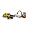 Bruder Terénní servisní auto RAM s minibagrem