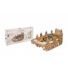 Ugears 3D dřevěné mechanické puzzle Harry Potter - Quidditch Pinball