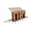 Ugears 3D dřevěné mechanické puzzle Harry Potter - vlakové nástupiště