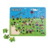 small foot Dřevěné puzzle Snoopy na hřišti
