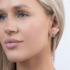 AGAIN Jewelry Nadčasové stříbrné náušnice s kubickými zirkony AJNS0016