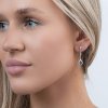 AGAIN Jewelry Elegantní stříbrné náušnice s kubickými zirkony AJNS0066