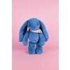 Doudou Plyšový králíček s šátkem modrý 35 cm