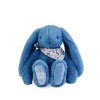 Doudou Plyšový králíček s šátkem modrý 35 cm