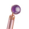 Palsar 7 Elektrické masážítko na obličej s minerálem (Jade Roller Massager Electric Pink Handle and Amethyst Jade)