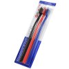 Swissdent Zubní kartáček Colours Soft-Medium 2 + 1 ZDARMA (černá + červená + modrá)
