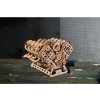 Ugears 3D dřevěné mechanické puzzle Motor V8