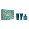 Versace Eros - toaletní voda s rozprašovačem 50 ml + sprchový gel 50 ml + balzám po holení 50 ml