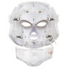 Palsar 7 Ošetřující LED maska na obličej a krk bílá (LED Mask + Neck 7 Colors White)