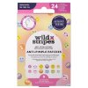 Wild Stripes Hydrokoloidní náplasti na akné s tea tree olejem Smile Prevent (Anti-Pimple Patches) 24 ks