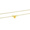 Beneto Exclusive Moderní stříbrný řetízek Kostka/Venezia Gold AGS682 CH
