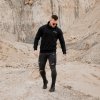 Mikina Athlete Black White - GymBeam