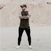 Tílko Cut Off Military Green - Gym Beam