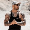 Tílko Stringer Black - GymBeam