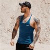 Tílko Stringer Dark Blue - GymBeam
