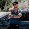 Tílko Stringer Dark Blue - GymBeam