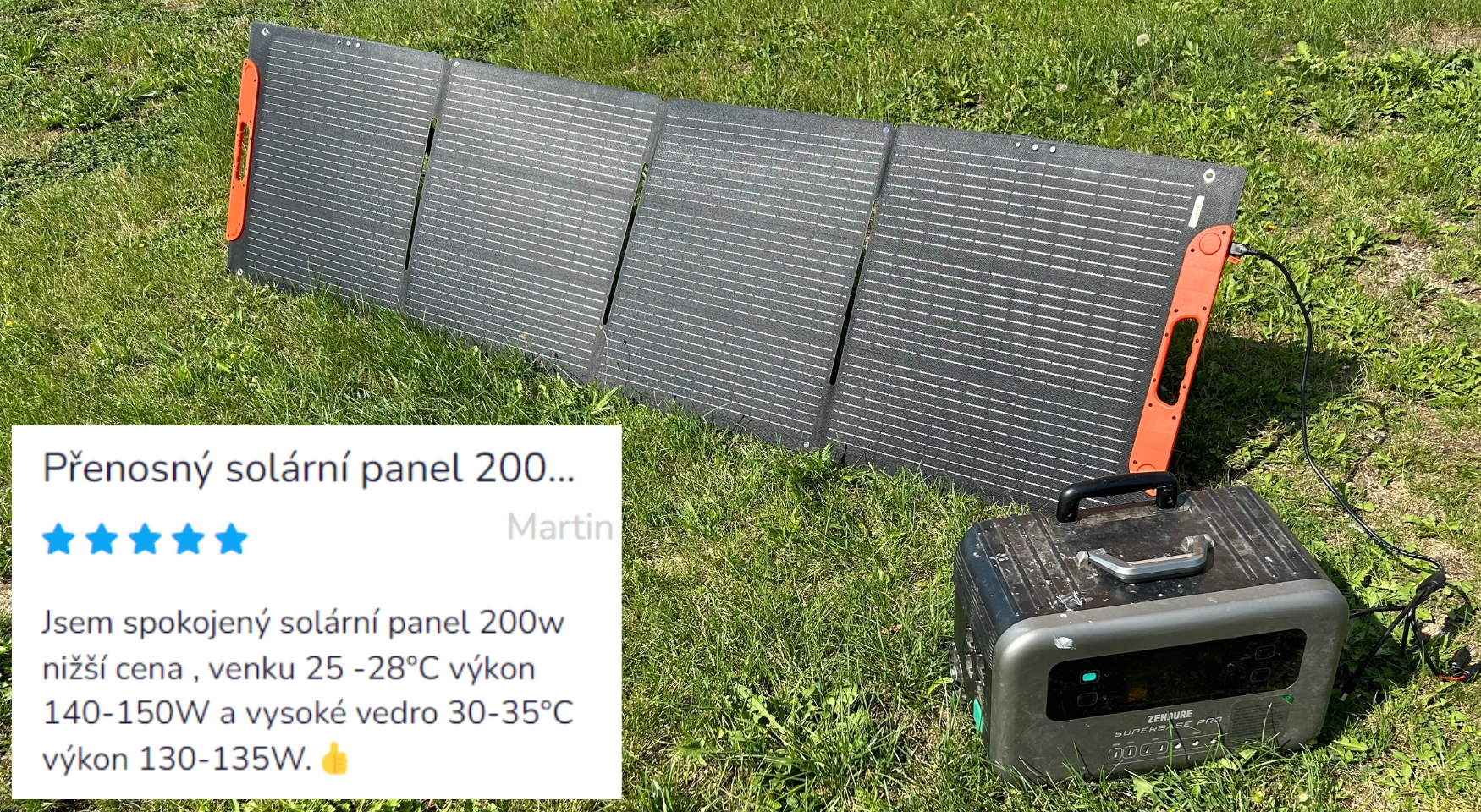 Přenosný solární panel 200W,18V