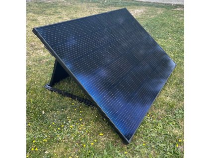 Solární panel 410 W s držákem – ideální pro Plug & Play systémy