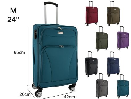 ORLACS 6004 Střední cestovní kufr na 4 kolečkách (M)