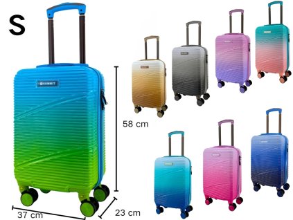 Malý cestovní kufr SUMMIT 2421 s TSA zámkem a ombré efektem S