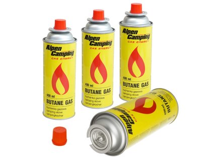 Alpen Camping plynová kartuše do plynových vařičů 400 ml