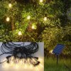 Solární LED světelný řetěz 15 m s 15 žárovkami pro venkovní použití Q101