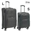 ORLACS Cestovní kufr s 4 otočnými kolečky 871-1 šedý