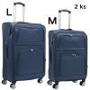 ORLACS Cestovní kufr s 4 otočnými kolečky 871-3 tmavě modrá