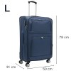ORLACS Cestovní kufr s 4 otočnými kolečky 871-3 tmavě modrá