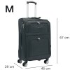ORLACS Cestovní kufr s 4 otočnými kolečky 871-4 černý