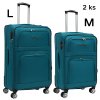 ORLACS Cestovní kufr s 4 otočnými kolečky 871-7 tyrkysový