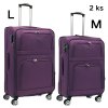 ORLACS Cestovní kufr s 4 otočnými kolečky 871-6 fialový