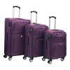 ORLACS Cestovní kufr s 4 otočnými kolečky 871-6 fialový