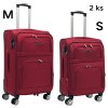 ORLACS Cestovní kufr s 4 otočnými kolečky 871-5 vínový
