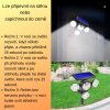 2v1 Solární LED venkovní světlo s pohybovým senzorem 102LED TA121