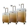 Odolný cestovní kufr SUMMIT 2421, ombré ve šampaňské barvě