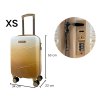 Odolný cestovní kufr SUMMIT 2421, ombré ve šampaňské barvě